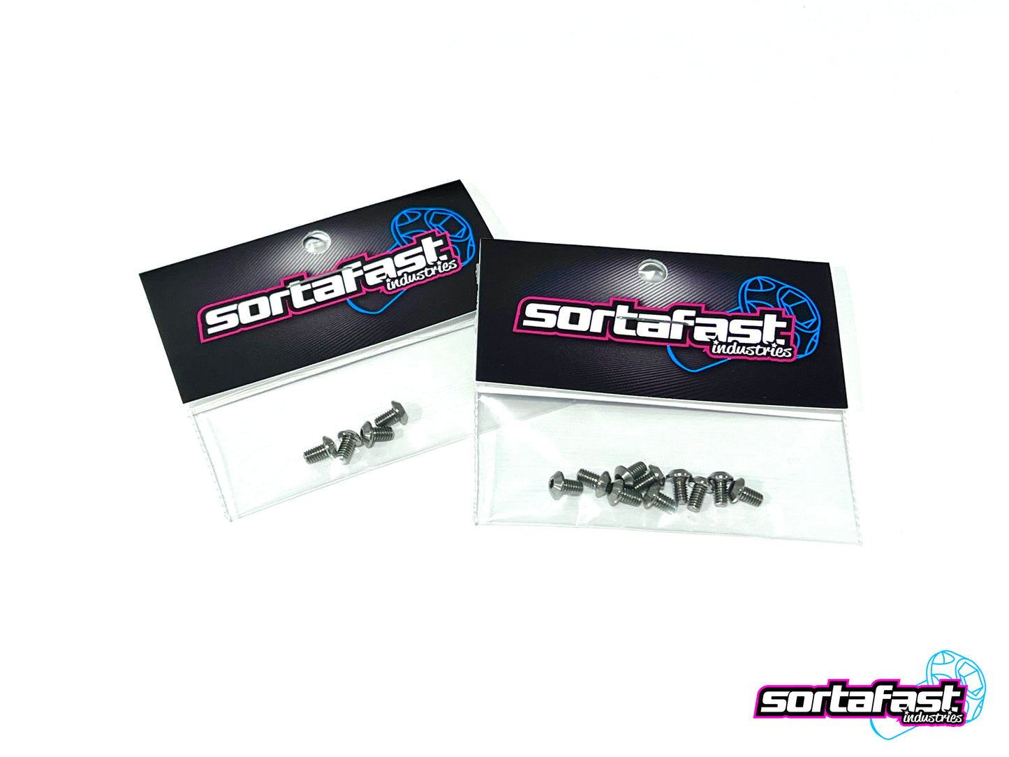 Sortafast Titanium Screws - Button Head - 10pk (Metric)