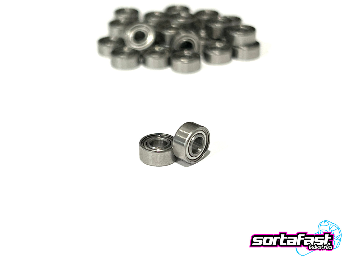 Sortafast Hybrid Ceramic Bearings - 3x7x3 Non Flanged (2pk)