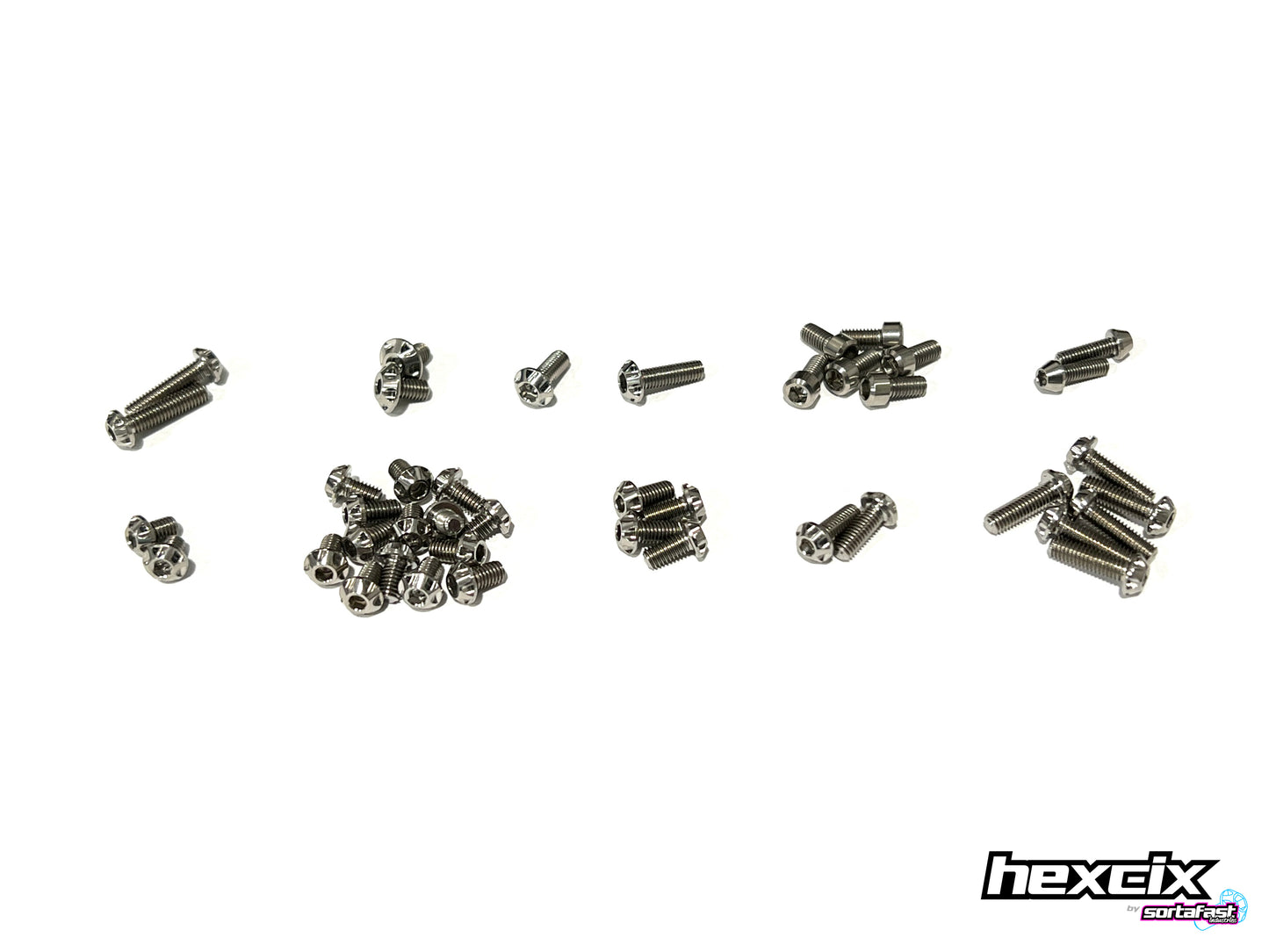 Sortafast Titanium Topside Screw Kit - Awesomatix A12WC - Hexcix Edition