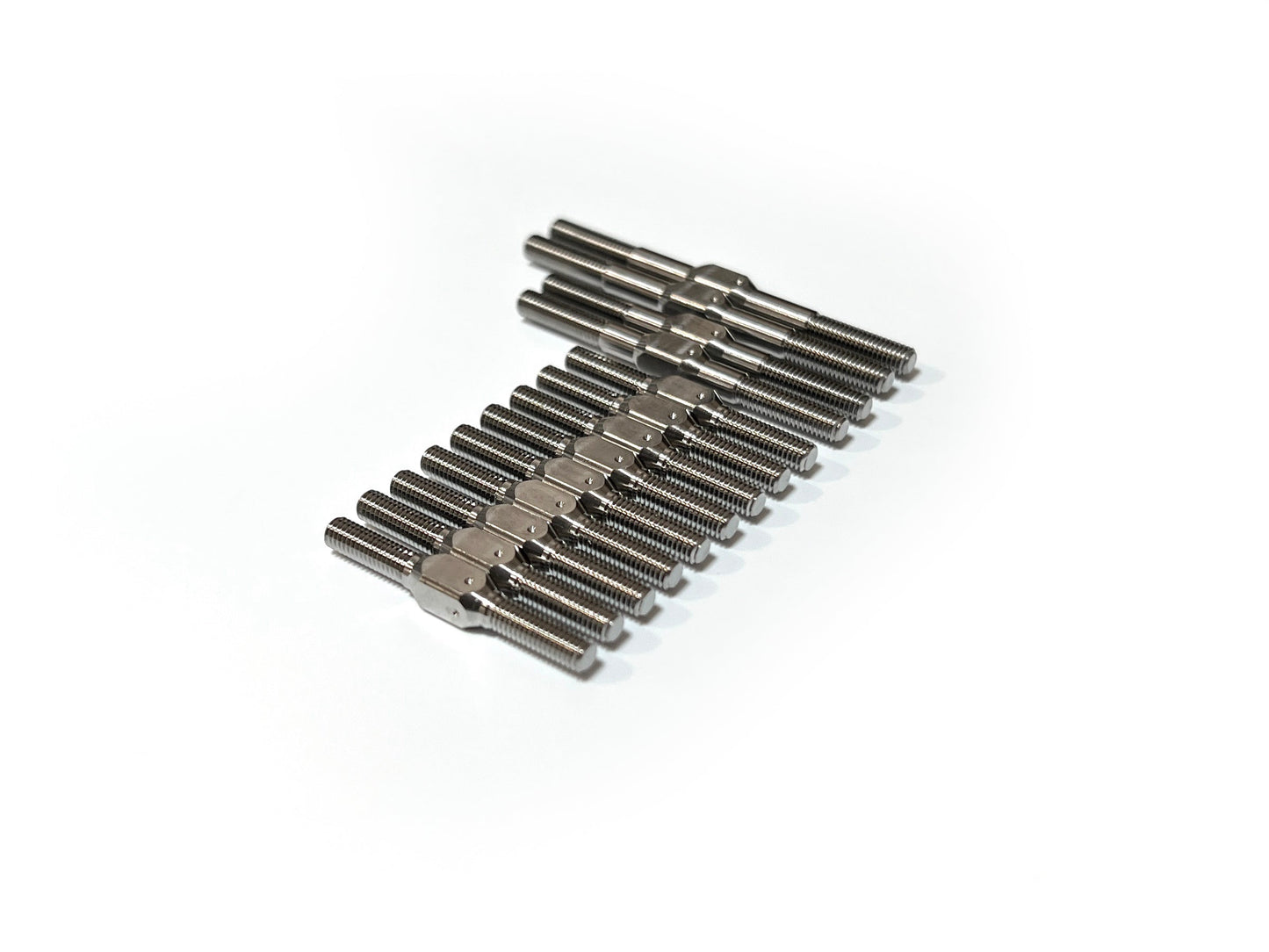 Sortafast Titanium Turnbuckle Kit for Awesomatix A800 – 13pc precision Grade 5 titanium set shown on a white background