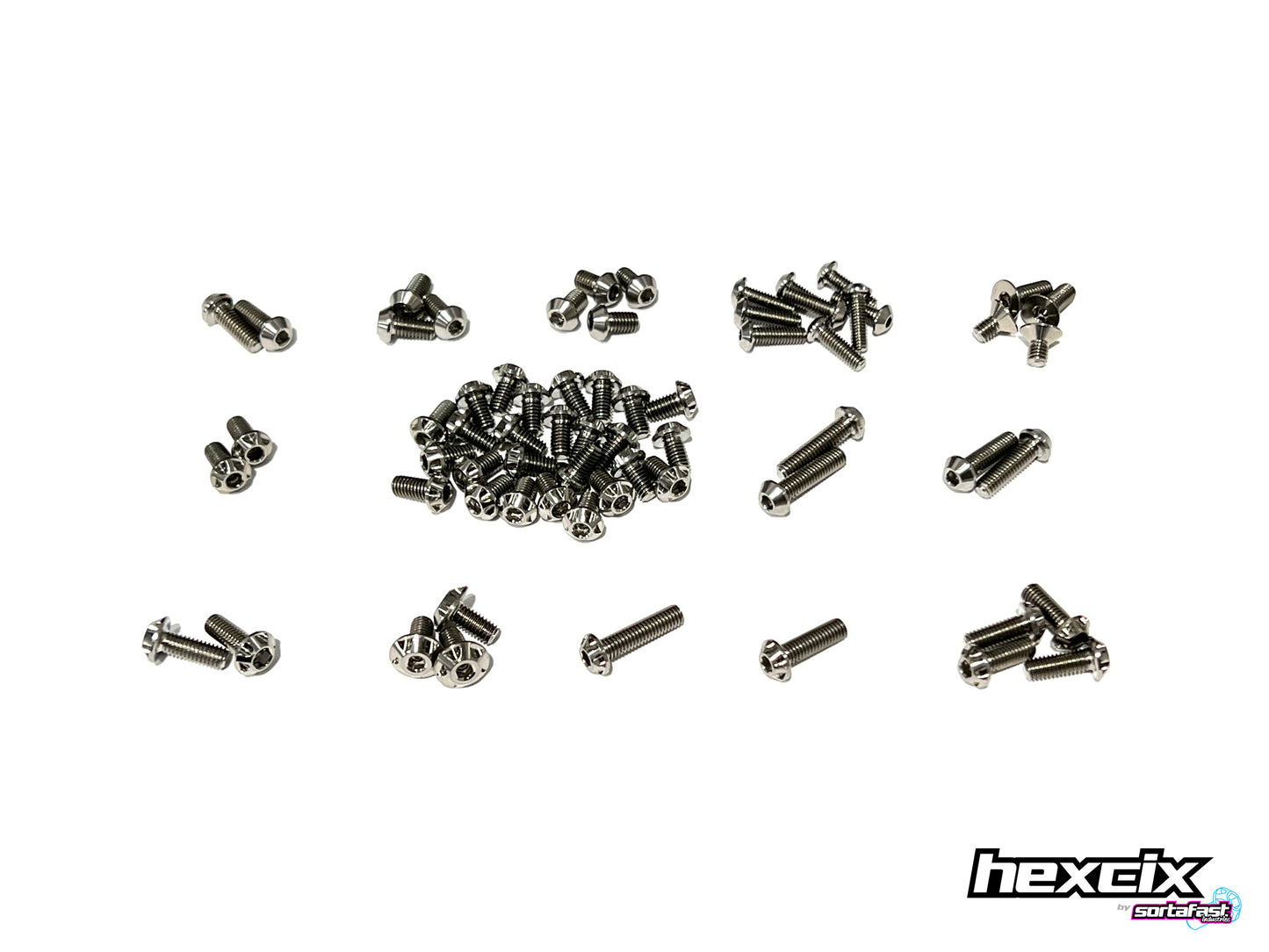 Sortafast Titanium Topside Screw Kit - Awesomatix A800R - Hexcix Edition
