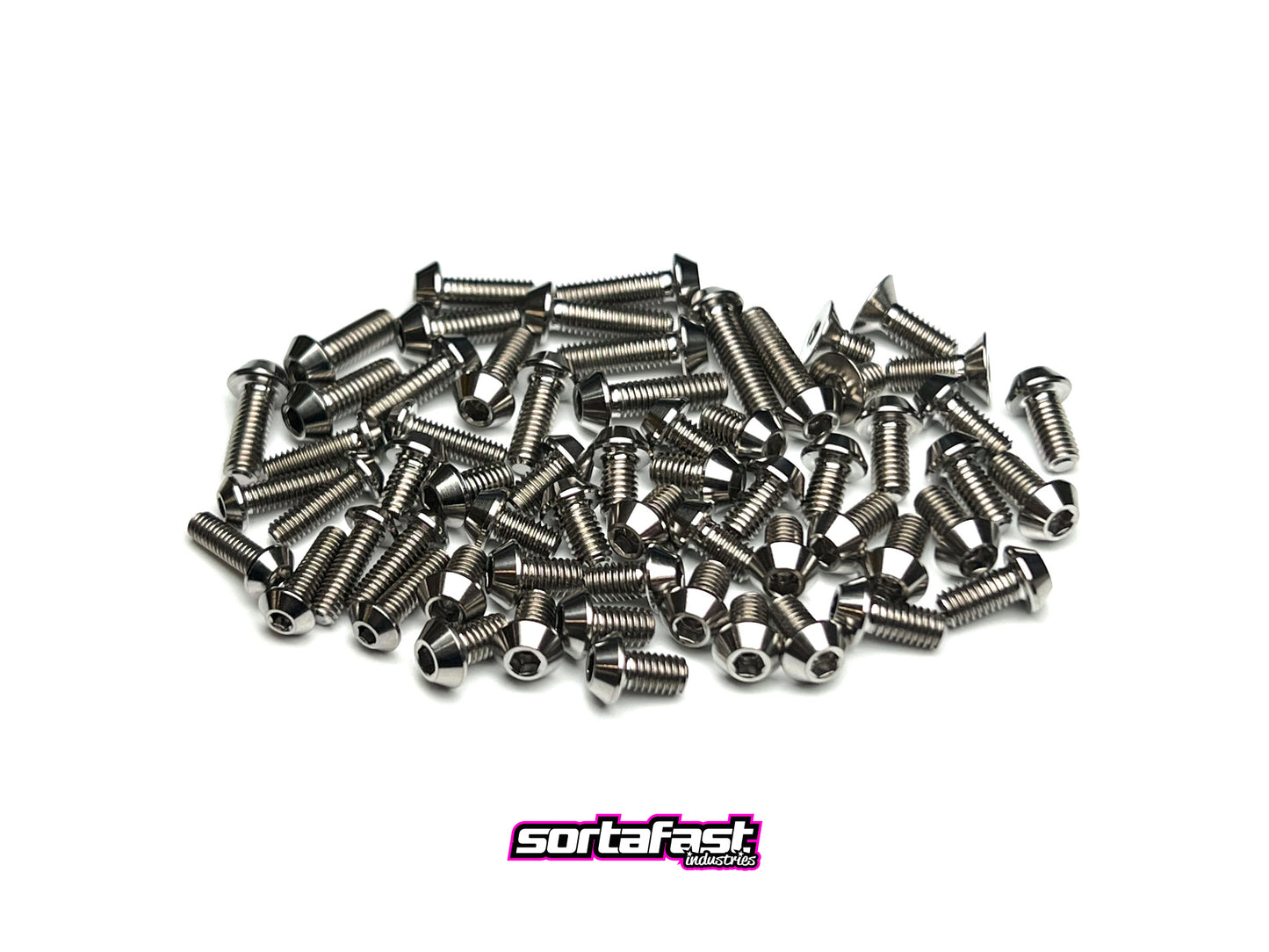 Sortafast Titanium Topside Screw Kit - Awesomatix A800RR - Button Head - Natural Finish
