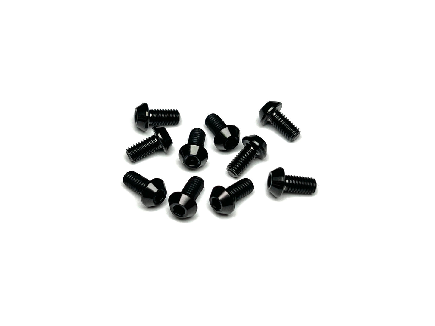 Sortafast Titanium Screws - Button Head - Black - 10pk (M3)