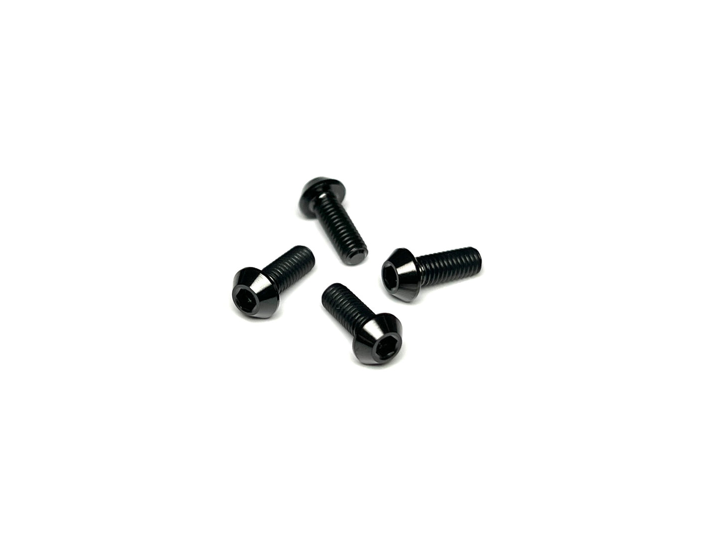 Sortafast Titanium Screws - Button Head - Black - 4pk (M3)