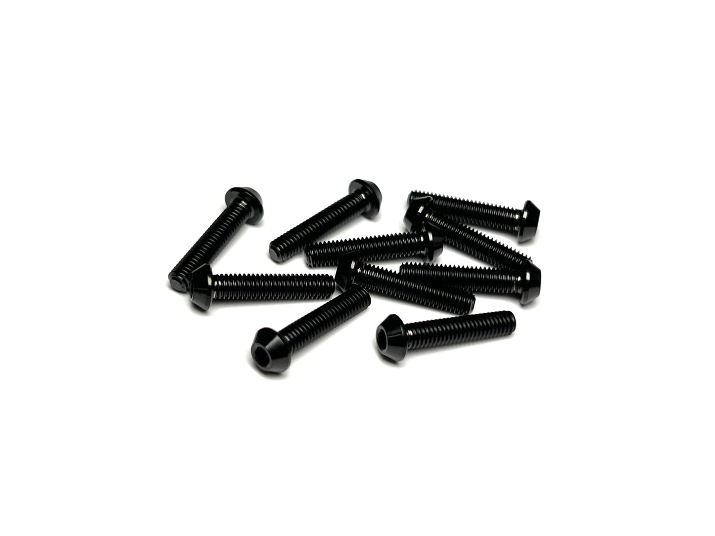Sortafast Titanium Screws - Button Head - Black - 10pk (M3)