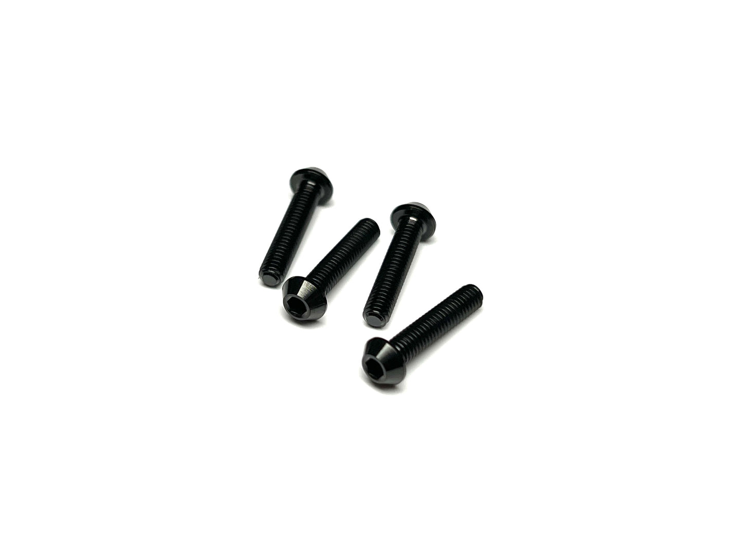 Sortafast Titanium Screws - Button Head - Black - 4pk (M3)