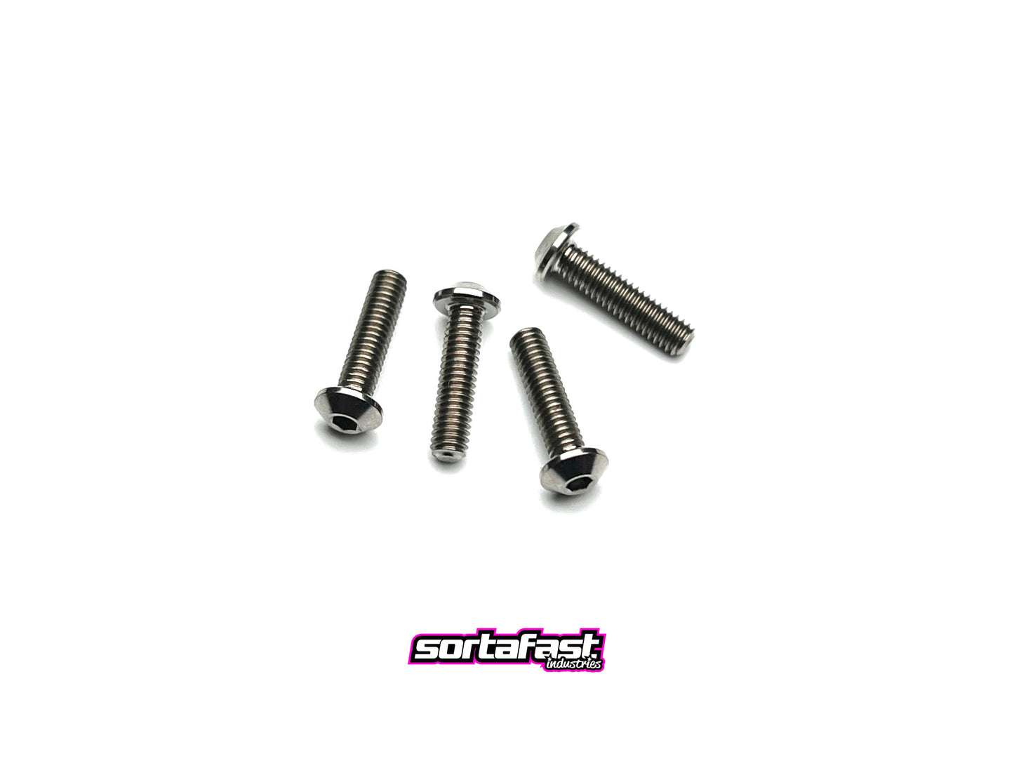 Sortafast M2.5x10 titanium button head - 4pk