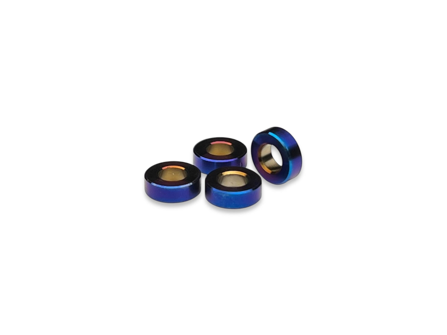 Sortafast Burnt Blue Titanium shims 3x6 - 4 pack