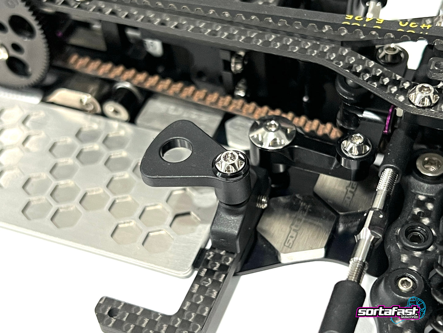 Sortafast Aluminum Button Washers M3 - Black (10pk)
