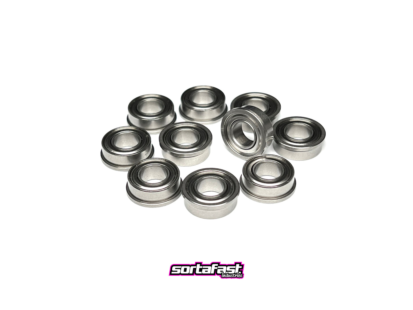 1/4x1/2 Flanged ceramic bearing - 10pk