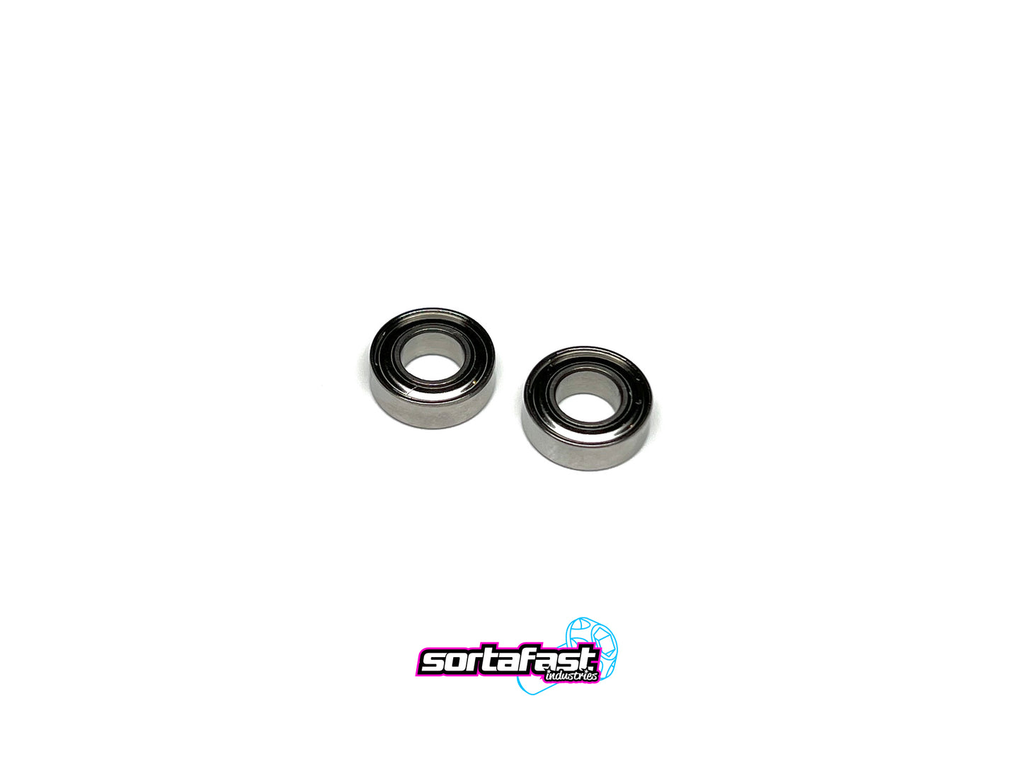 Sortafast non-flanged 3/16x3/8x1/8 ceramic hybrid bearings.