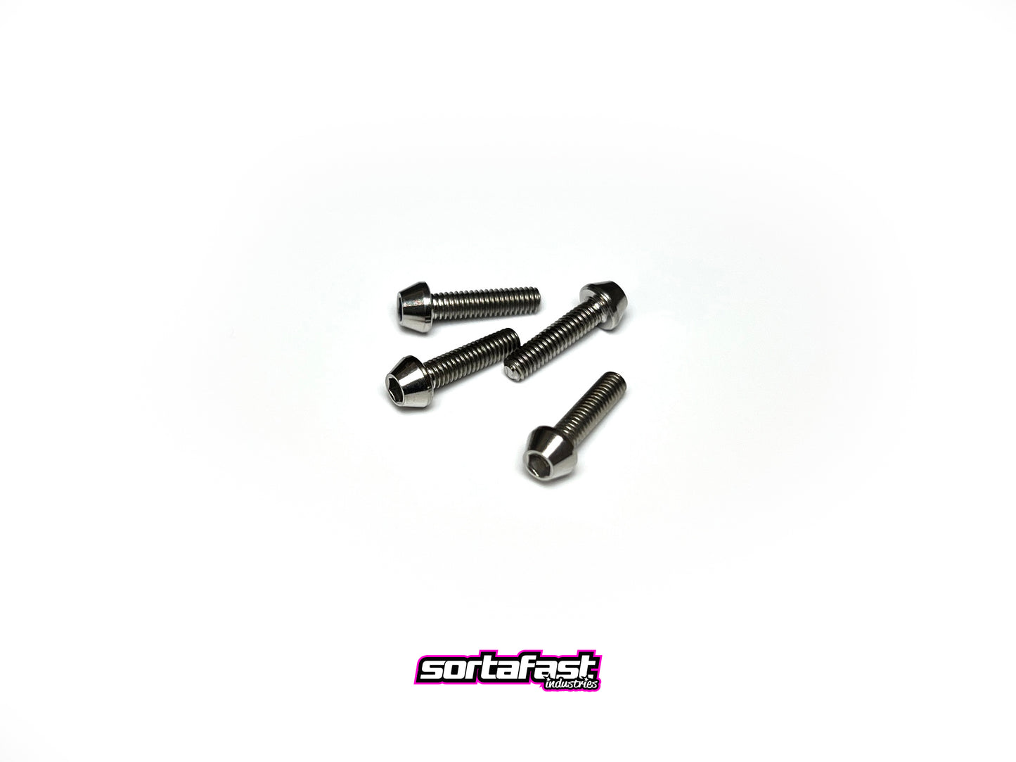 2.5x10mm titanium cap head screws - 4pcs