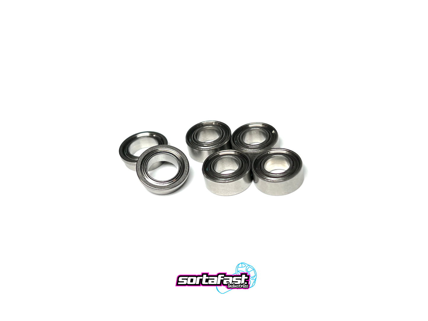 Sortafast hybrid ceramic bearing set, for pan cars / 5mm front axle
