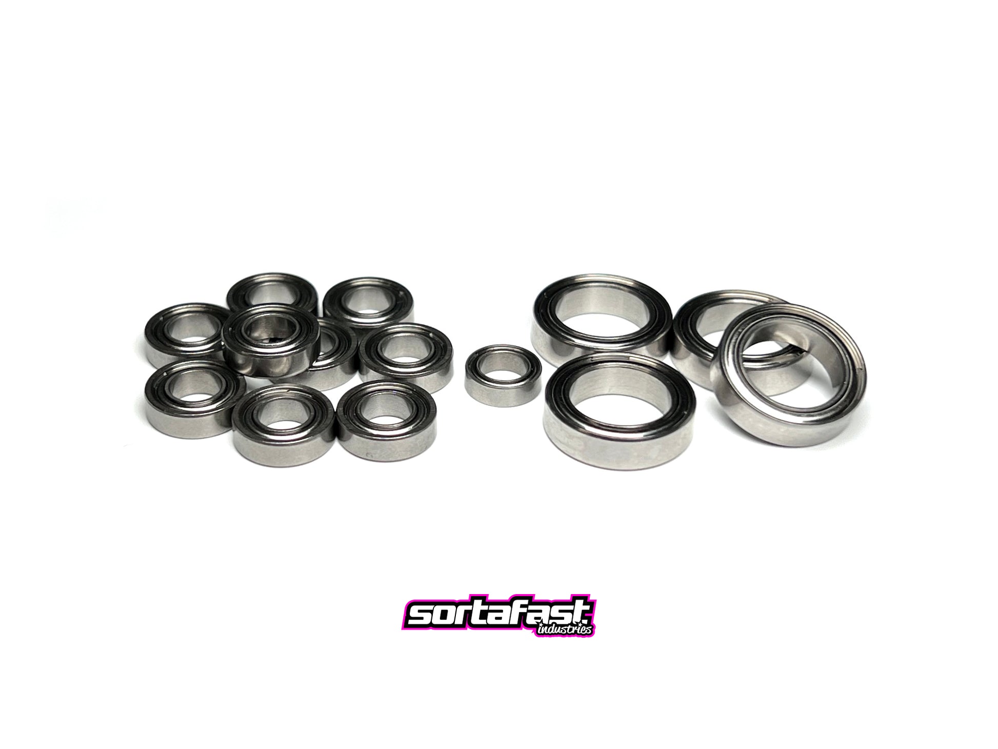 Sortafast TC8 hybrid ceramic bearings with Si₃N₄ ceramic balls and Sortafast logo