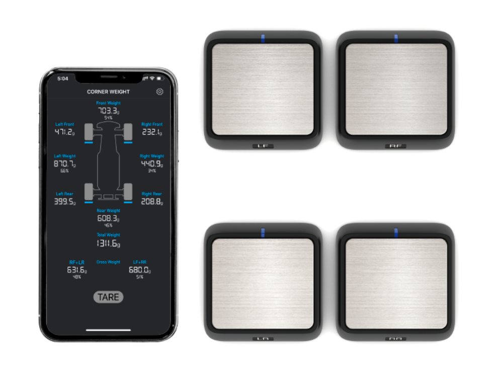 G Force Bluetooth X Weight Gauge Air