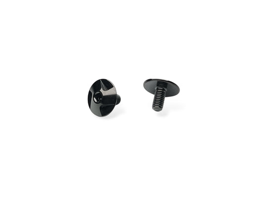 Titanium GT style wing and steering arm screw - 3x6mm black finish