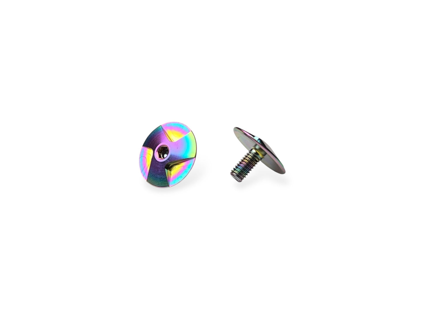 GT XL Wing screw - Oil slick titanium - 2pc