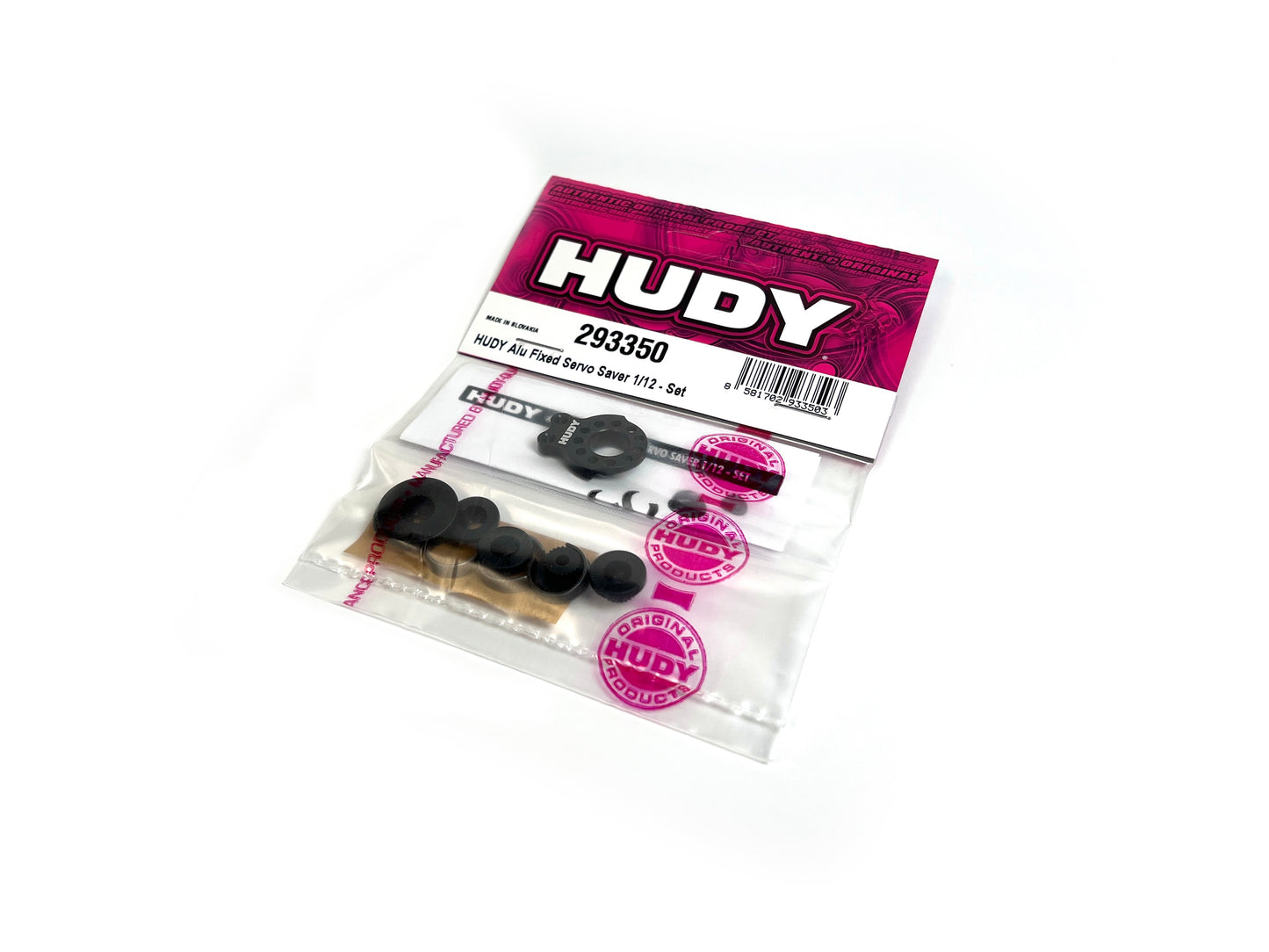 HUDY Aluminum Fixed Servo Saver 1/12 - Set