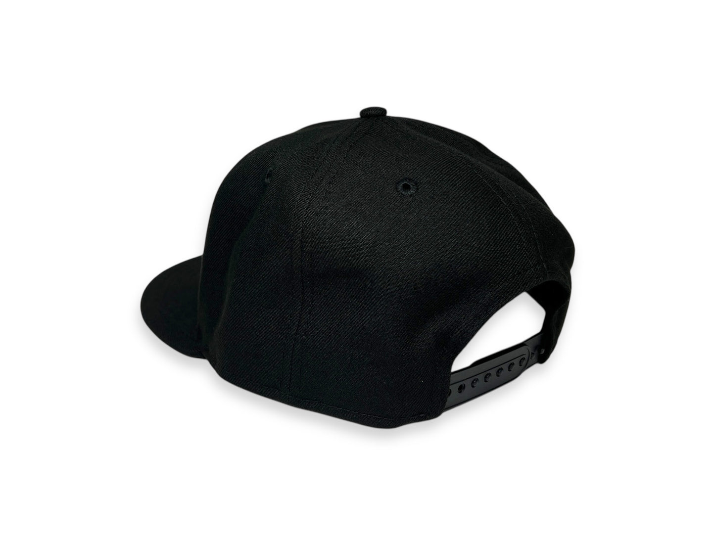 Sortafast "Jacked Up" Snapback Hat with black-on-black embroidered logo, rear angle displayed on a clean white background.