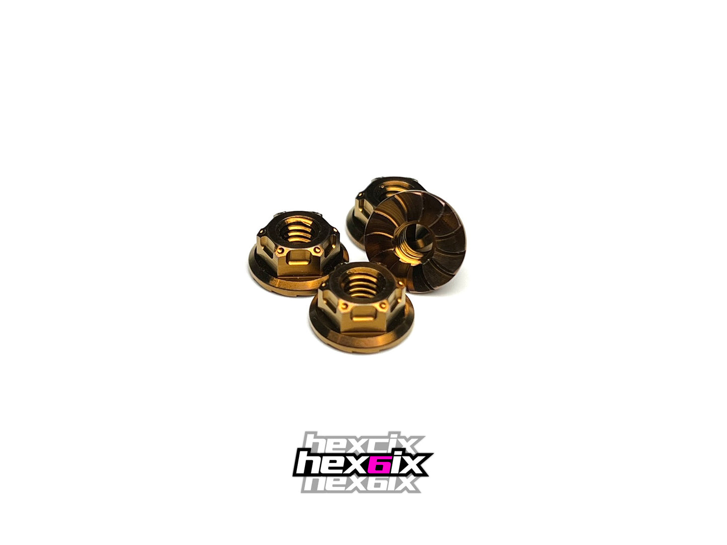 Hexcix M4 wheel nuts - Bronze