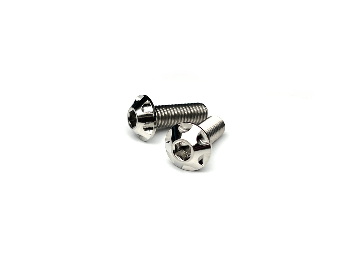 Sortafast Titanium Screws - Hexcix License Plate Bolts - 2pk