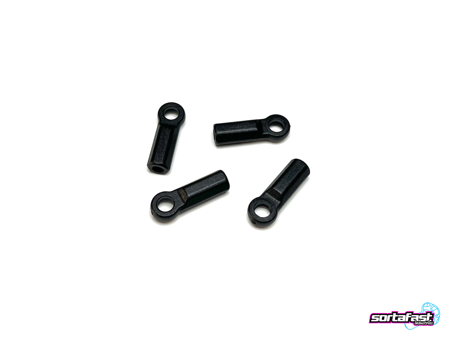 4.3mm rod end - mid size 4pk