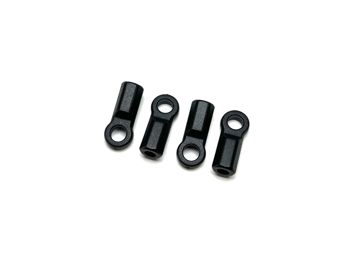 Short 4.3mm rod end - 4pk shown on white background
