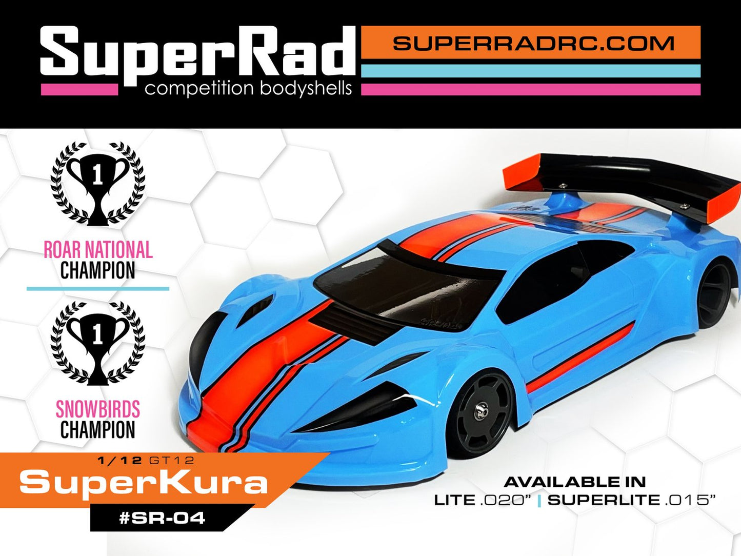 SuperRad SR-04 SuperKura 1/12 GT12 body