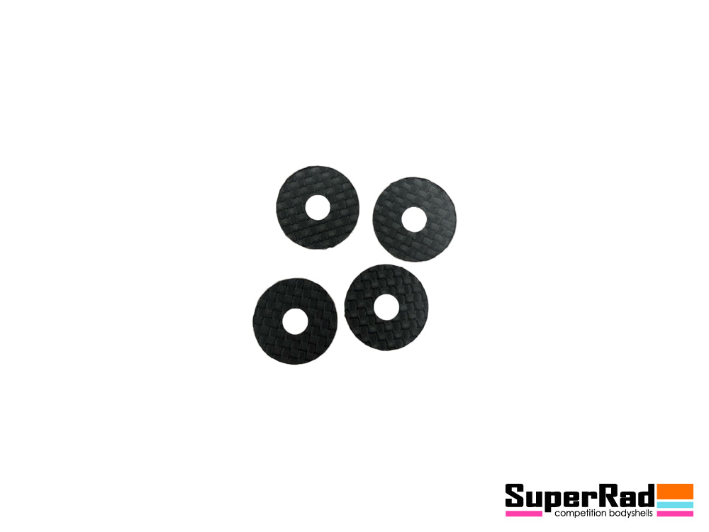 SuperRad SR-202 Carbon Body Hole Protectors 6mm