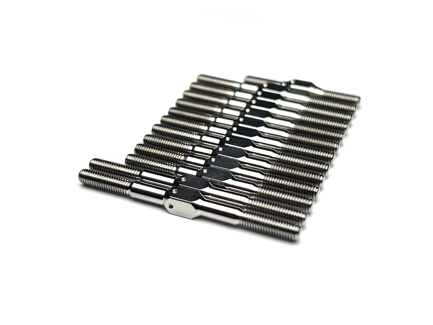 Sortafast titanium long link turnbuckle kit for Awesomatix A800 touring car (13pc)