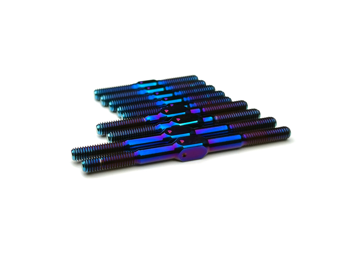 Sortafast Titanium Turnbuckle Kit - Team Associated TC8 - Burnt