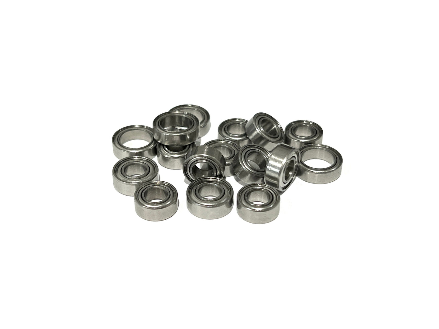 Sortafast hybrid ceramic bearing kit – 16pc for Tamiya TT-02 drivetrain with Si3N4 ceramic balls.