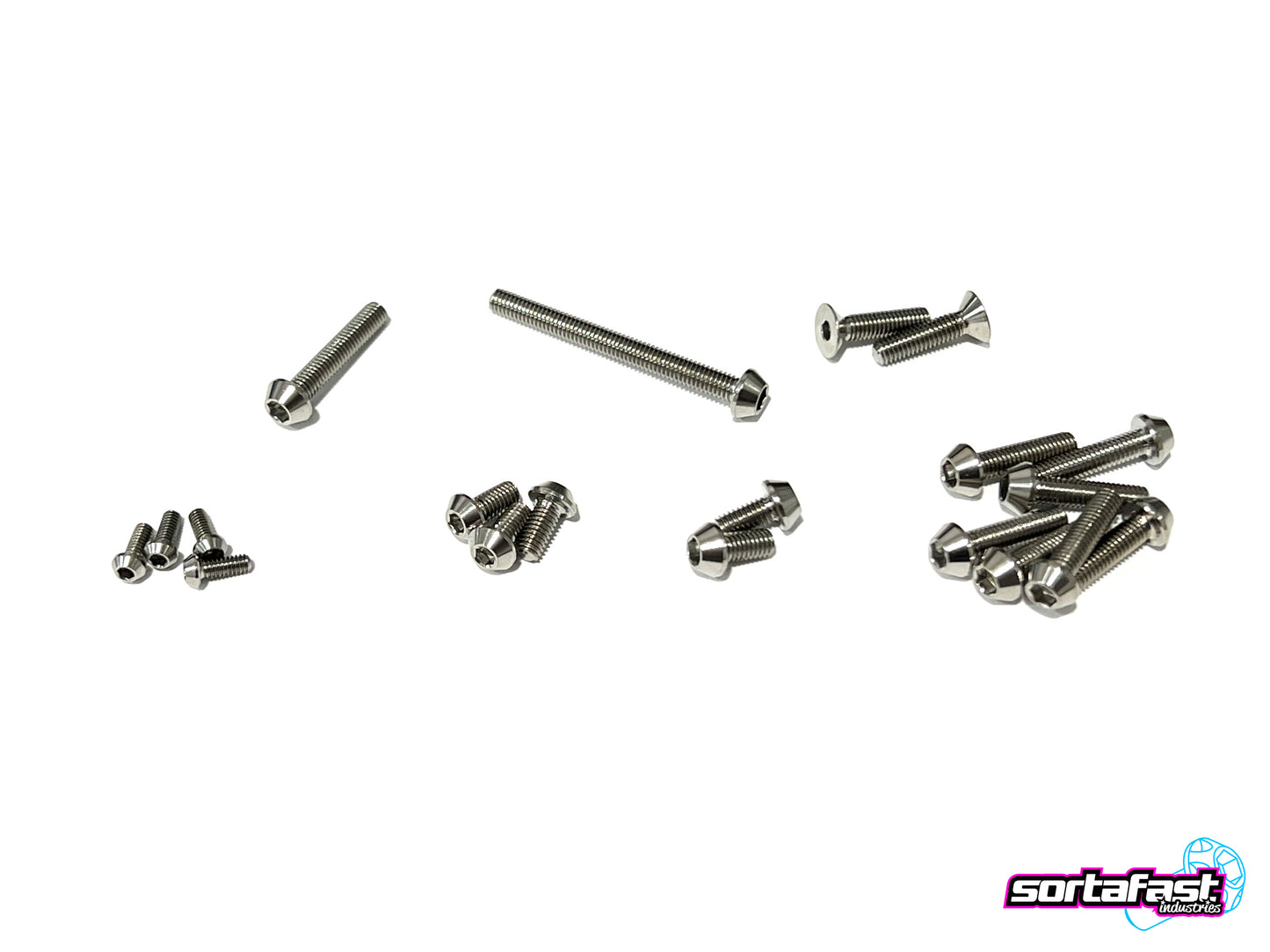 Sortafast Titanium Screw Kit - Vanquish VRD Carbon (Transmission Only)