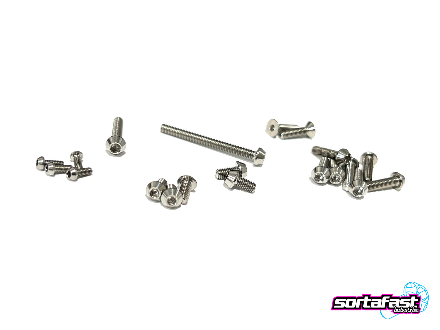 Sortafast Titanium Screw Kit - Vanquish VRD Carbon (Transmission Only)