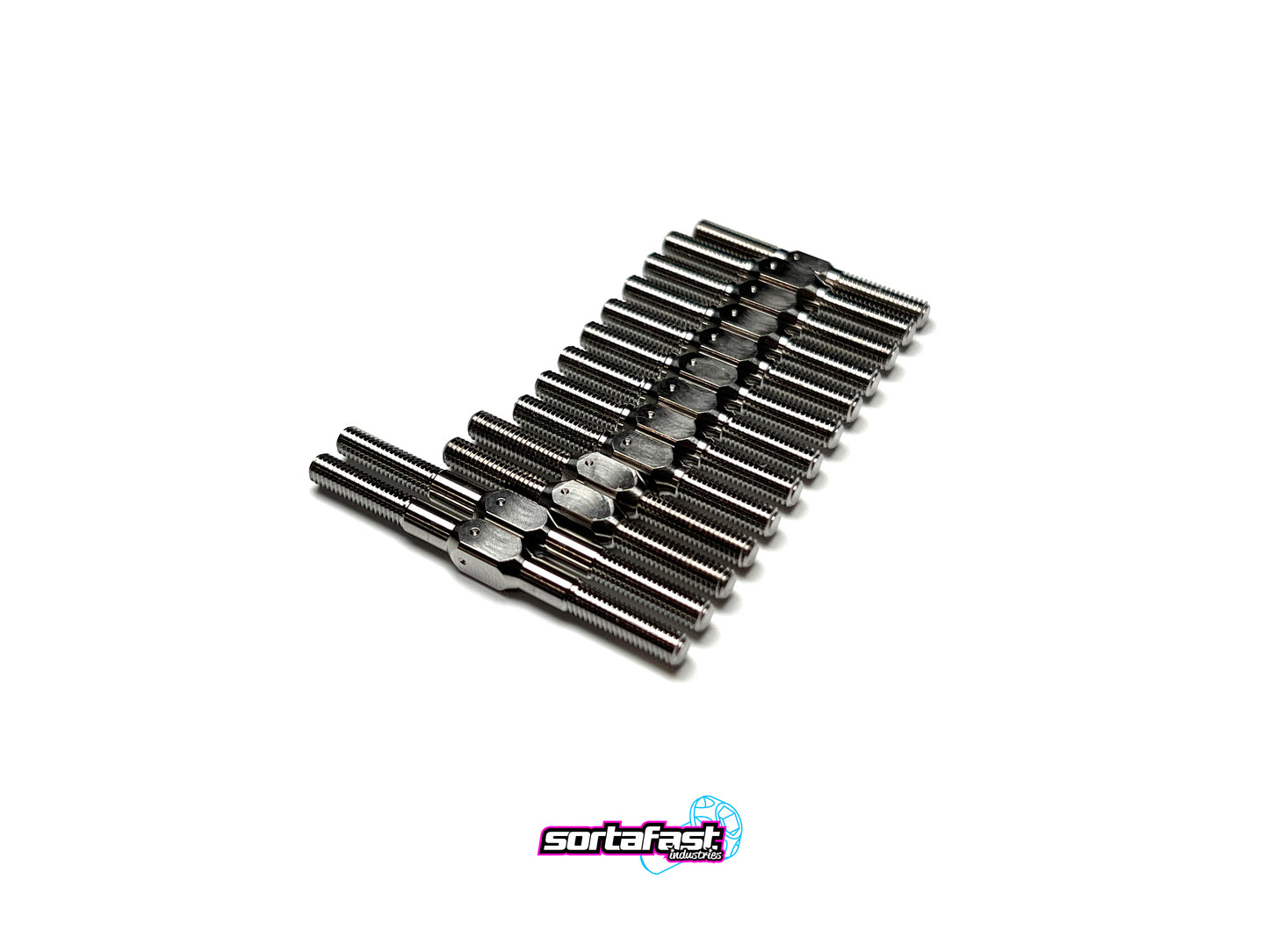 Sortafast titanium turnbuckle kit for the XRAY X4'25 touring car.