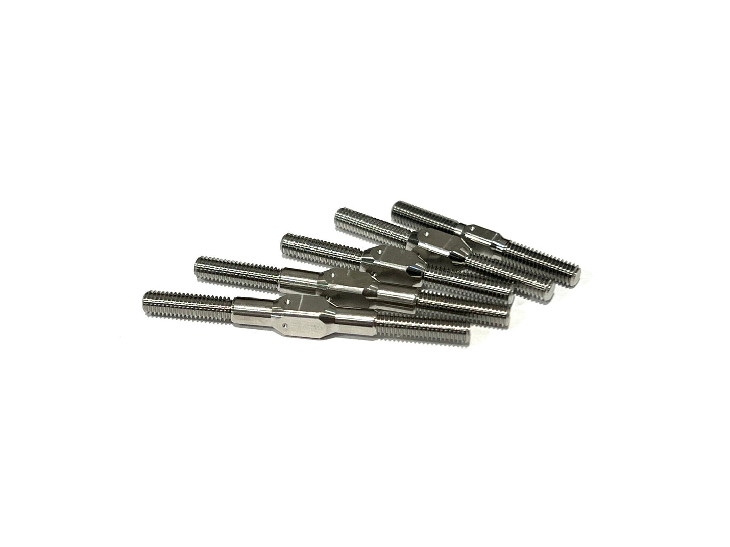 Sortafast Titanium Turnbuckle Kit for XRAY X4 and X4F – five high-strength titanium turnbuckles displayed on a white background.
