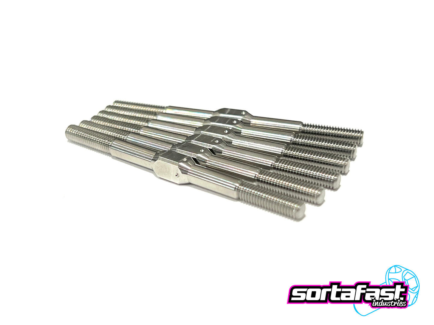 Sortafast Titanium Turnbuckle Kit - Team Associated B6.4 / DR10 / SR10 / RB10 (M3)