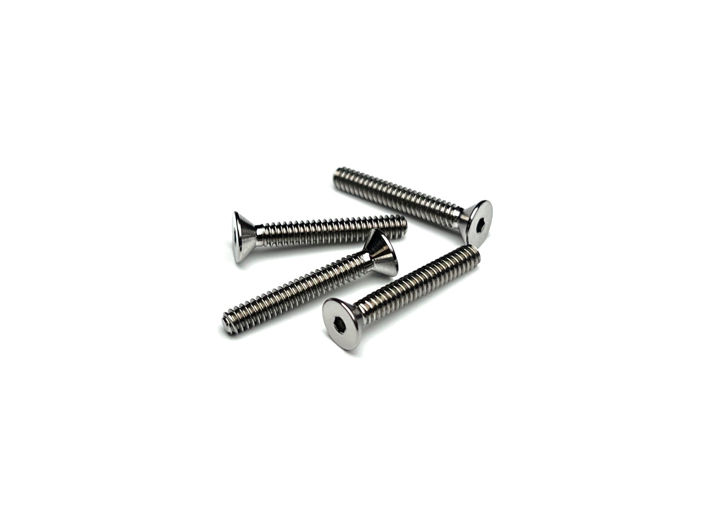 Sortafast 4-40 titanium countersunk screws – 4 piece set, precision Grade 5 RC hardware