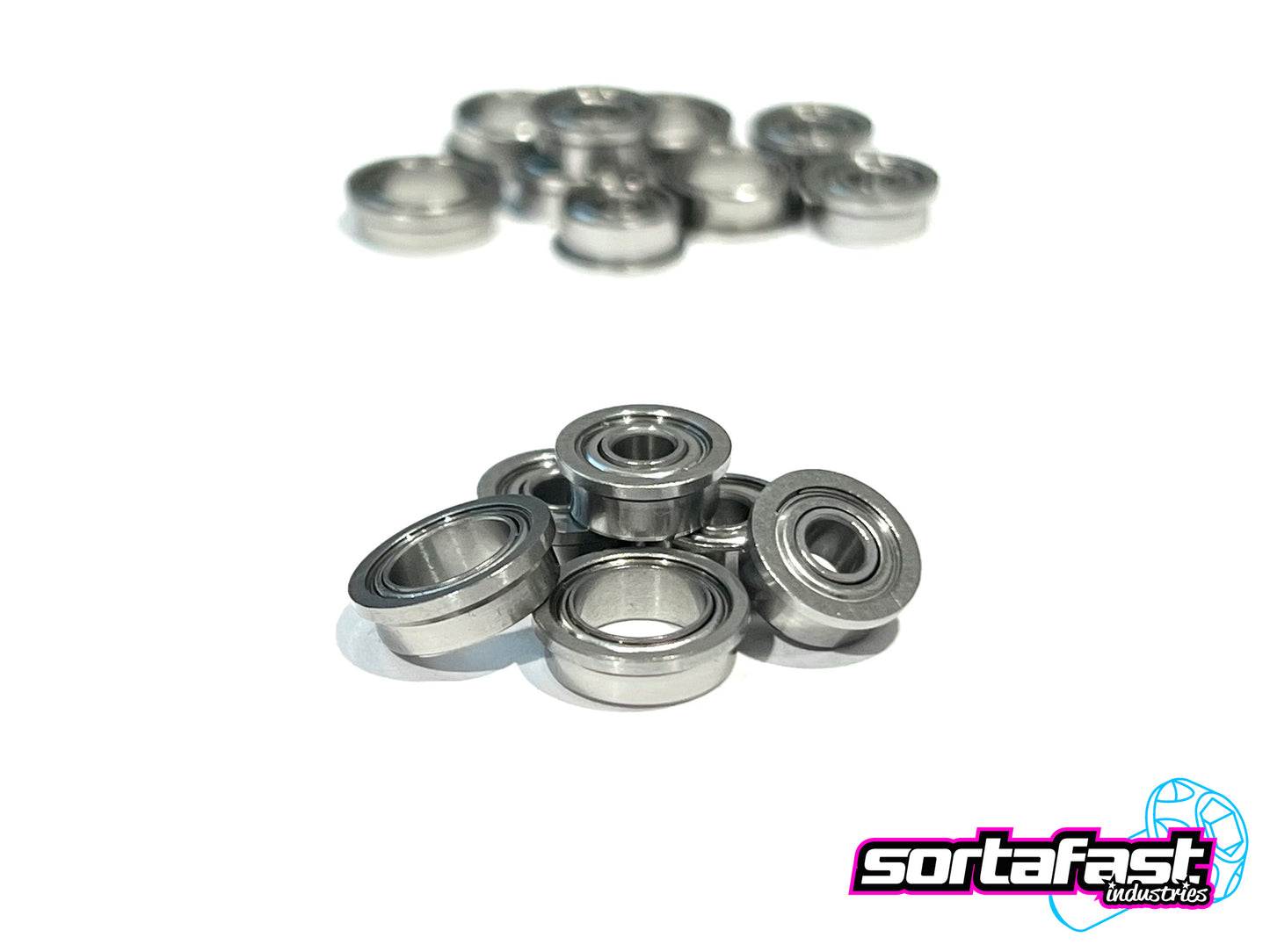 Sortafast Hybrid Ceramic Bearing Set - Pan Car 1/8th Front Axle (6pc)