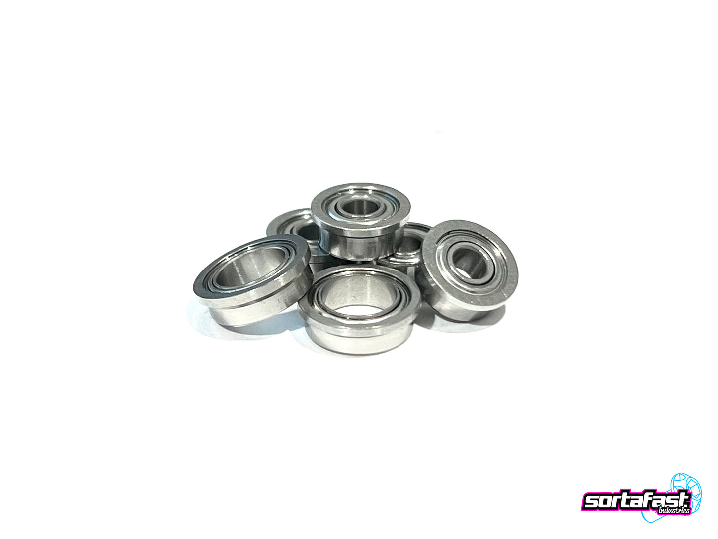 Sortafast Hybrid Ceramic Bearing Set - Pan Car 1/8th Front Axle (6pc)