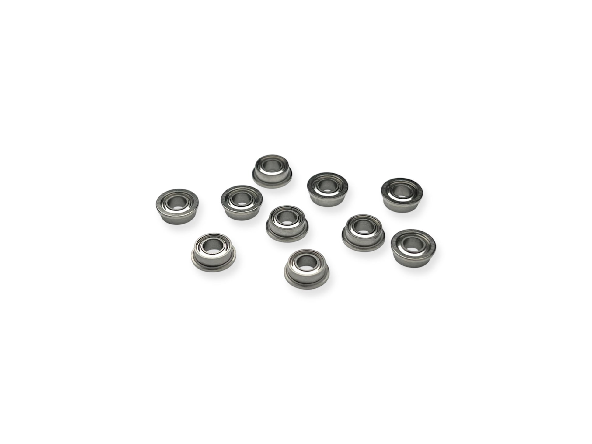 Close-up of Sortafast 3x6x2.5mm ceramic hybrid bearings with metal shields