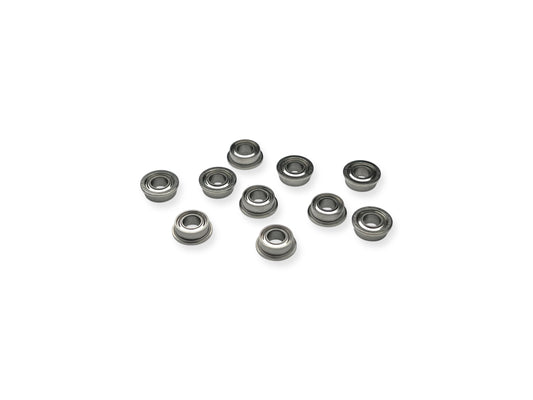 Close-up of Sortafast 3x6x2.5mm ceramic hybrid bearings with metal shields