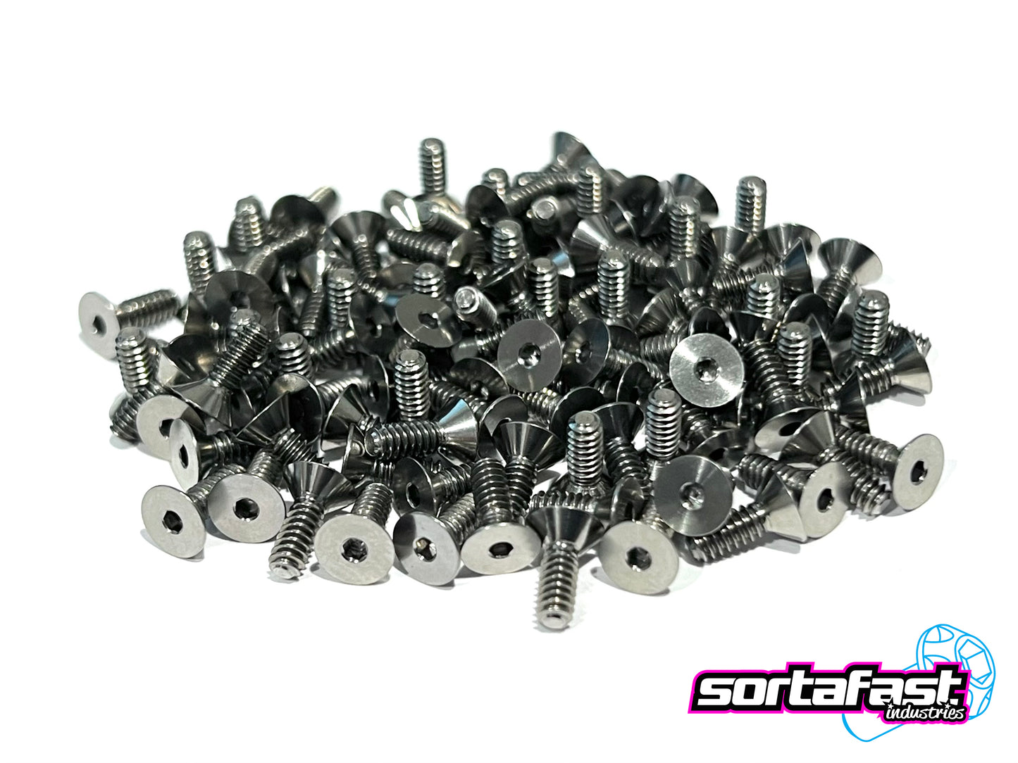 Sortafast Titanium Screws - Countersunk Head - 10pk (Standard)