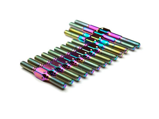 Sortafast oil slick titanium turnbuckle kit for Awesomatix A800 touring car.