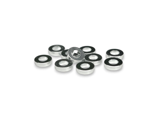 3 × 6 × 1.5 mm Aluminum Shims – Natural Silver (10pc) | Sortafast