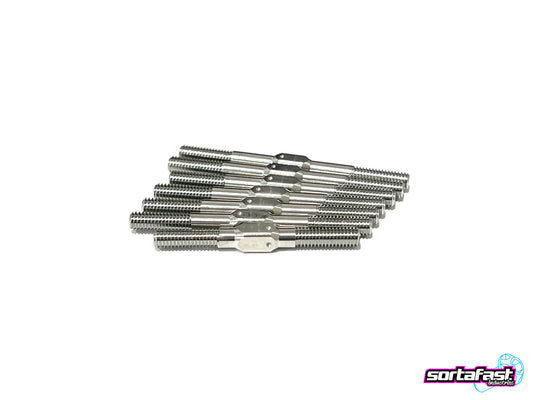 Sortafast Titanium Turnbuckle Kit - Team Associated B74.2 (M3.5)