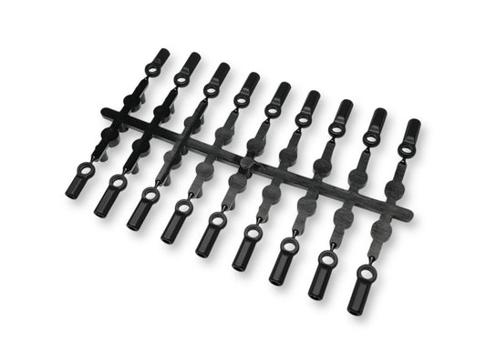 Yokomo 4.8mm hard molded rod ends / ball end caps for RC touring car suspension and steering links