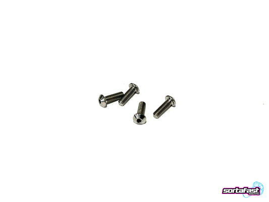 Sortafast Titanium Screws - Button Head - 4pk (M2.5)