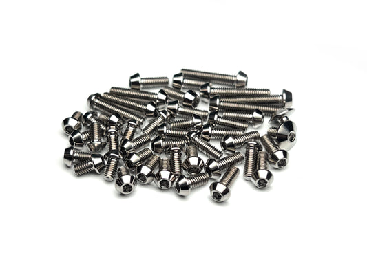 Sortafast titanium topside screw kit — 45pc for CRC F-Won F1 chassis
