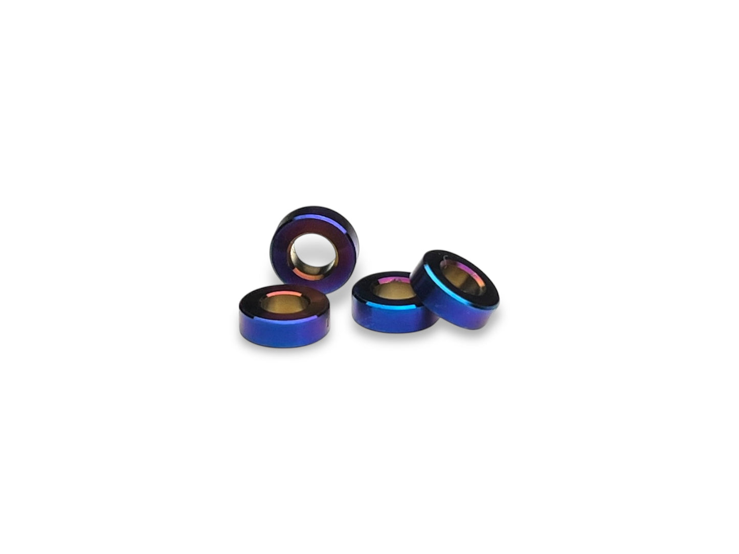 Sortafast Burnt Blue Titanium shims 3x6 - 4 pack